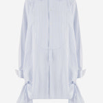 ABITO CAMICIA IN COTONE CON NODO LATERALE DR0500 PG1893060 JW ANDERSON 