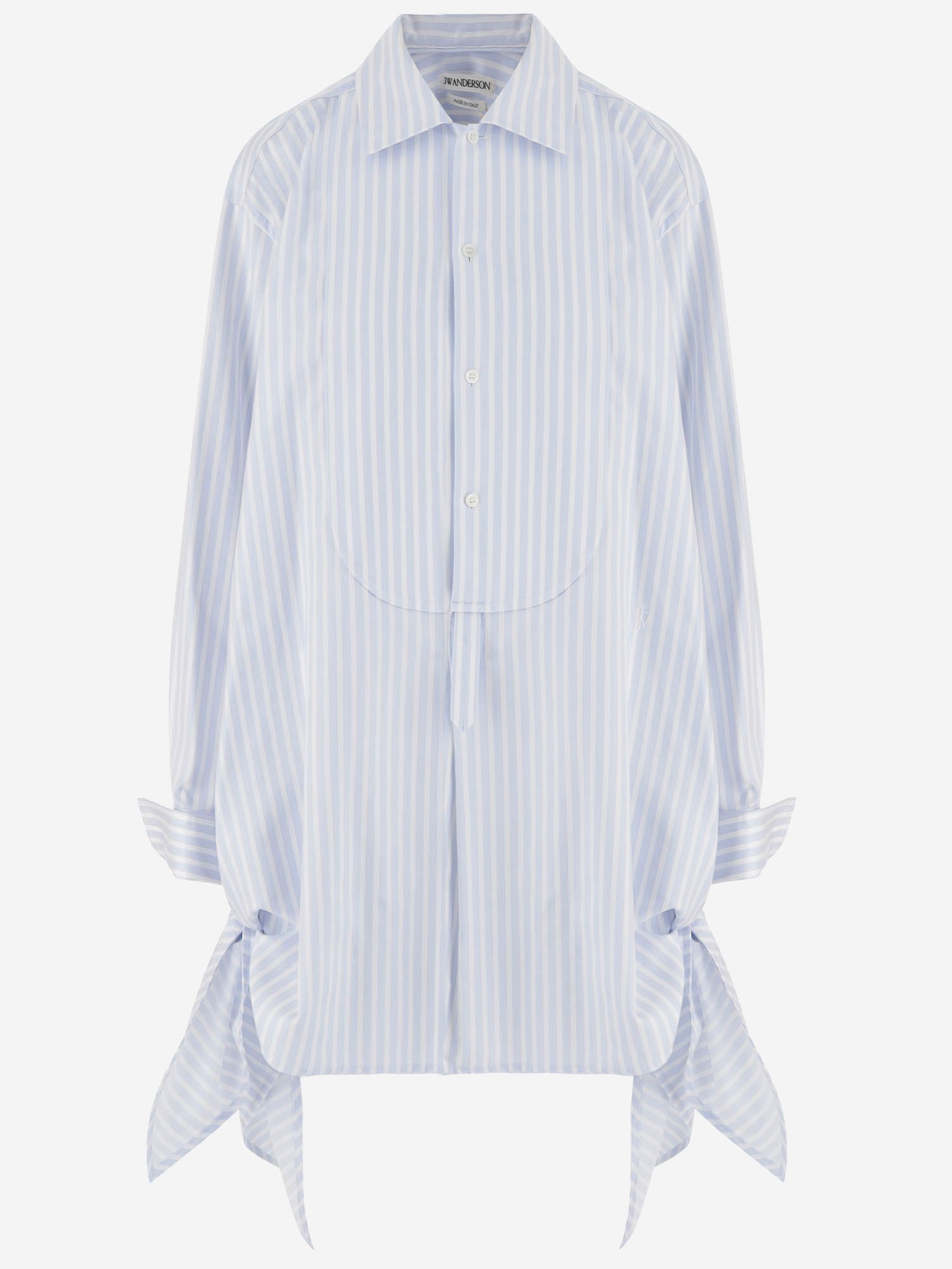 ABITO CAMICIA IN COTONE CON NODO LATERALE DR0500 PG1893060 JW ANDERSON 