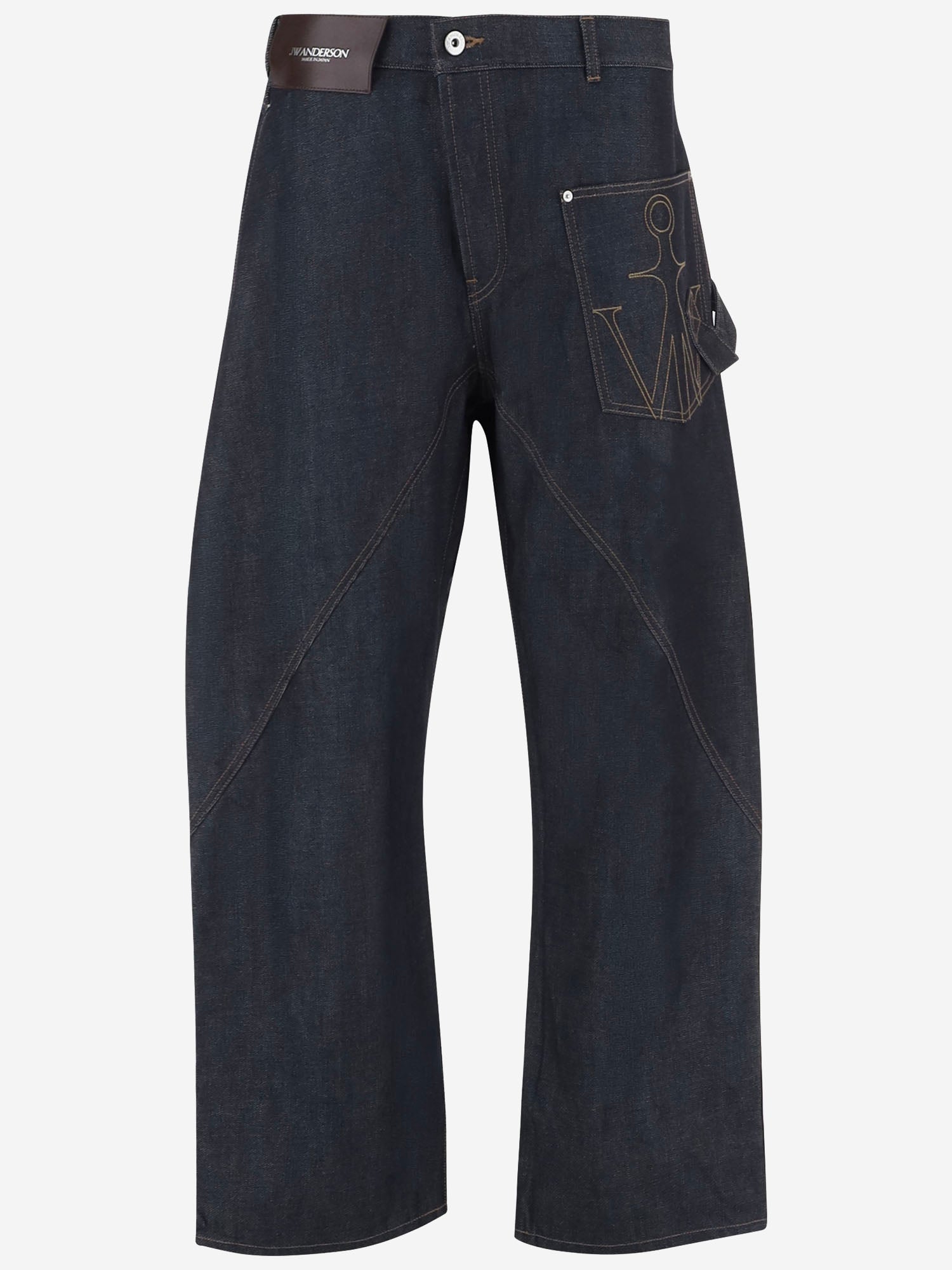 JEANS IN COTONE CON LOGO DT0126 PG1930870 JW ANDERSON 