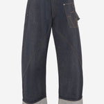 JEANS IN DENIM DI COTONE CON RISVOLTO DT0131 PG1930870 JW ANDERSON 