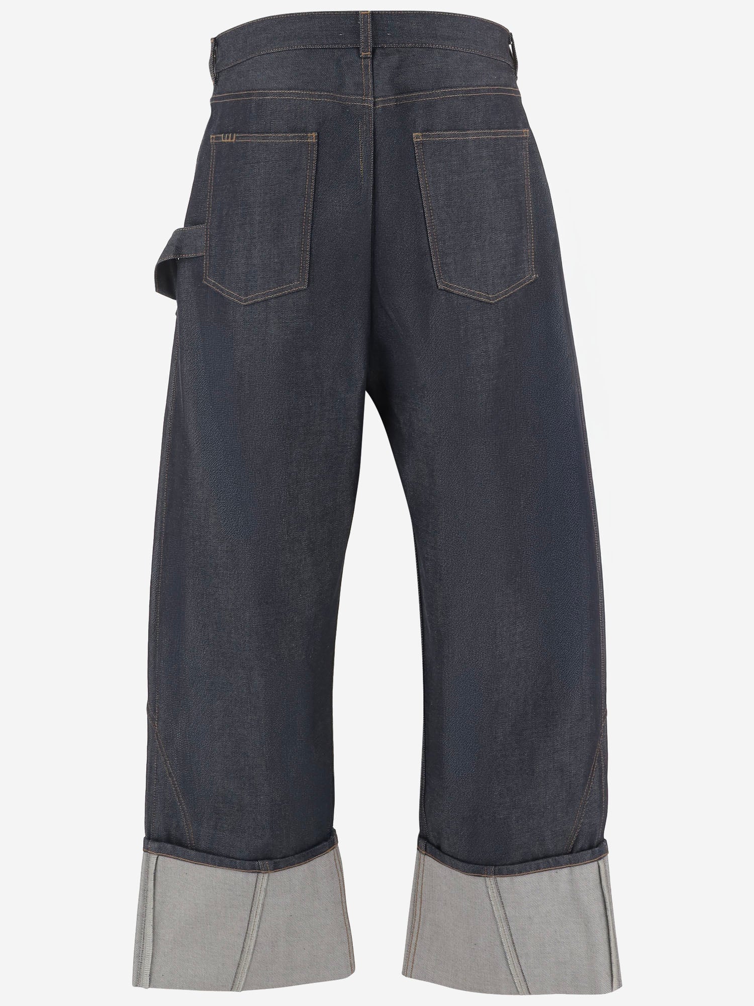 JEANS IN DENIM DI COTONE CON RISVOLTO DT0131 PG1930870 JW ANDERSON 