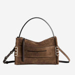 BORSA PICCOLA LOAFER IN PELLE SCAMOSCIATA CON LOGO HB0716 LA0364600 JW ANDERSON 