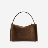 BORSA PICCOLA LOAFER IN PELLE SCAMOSCIATA CON LOGO HB0716 LA0364600 JW ANDERSON 