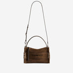 BORSA PICCOLA LOAFER IN PELLE SCAMOSCIATA CON LOGO HB0716 LA0364600 JW ANDERSON 