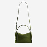 BORSA PICCOLA LOAFER IN PELLE SCAMOSCIATA CON LOGO HB0762 LA0364575 JW ANDERSON 
