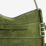 BORSA PICCOLA LOAFER IN PELLE SCAMOSCIATA CON LOGO HB0762 LA0364575 JW ANDERSON 