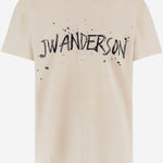 T-SHIRT IN COTONE CON LOGO JT0307 PG1936241 JW ANDERSON 