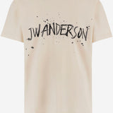 T-SHIRT IN COTONE CON LOGO JT0307 PG1936241 JW ANDERSON 