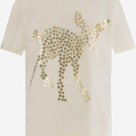 T-SHIRT ANIMAL STARS IN COTONE JT0349 PG2005241 JW ANDERSON 
