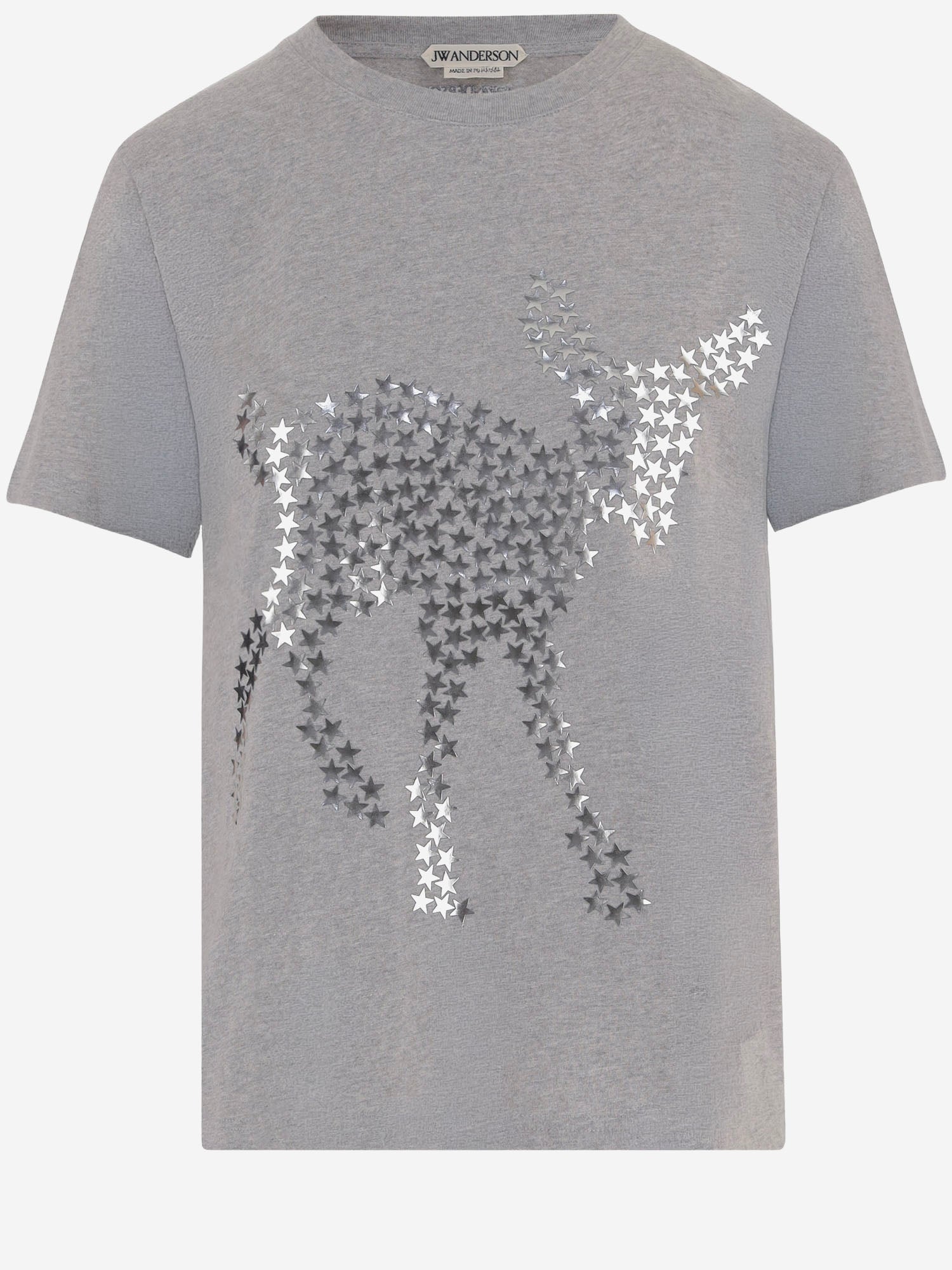 T-SHIRT ANIMAL STARS IN COTONE JT0349 PG2005945 JW ANDERSON 