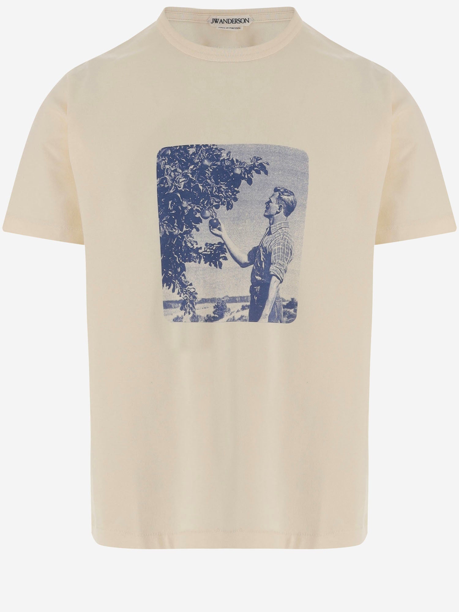 T-SHIRT IN COTONE CON LOGO JT0357 PG1937241 JW ANDERSON 