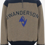 FELPA IN MISTO LANA CON LOGO JW0281 PG2033133 JW ANDERSON 