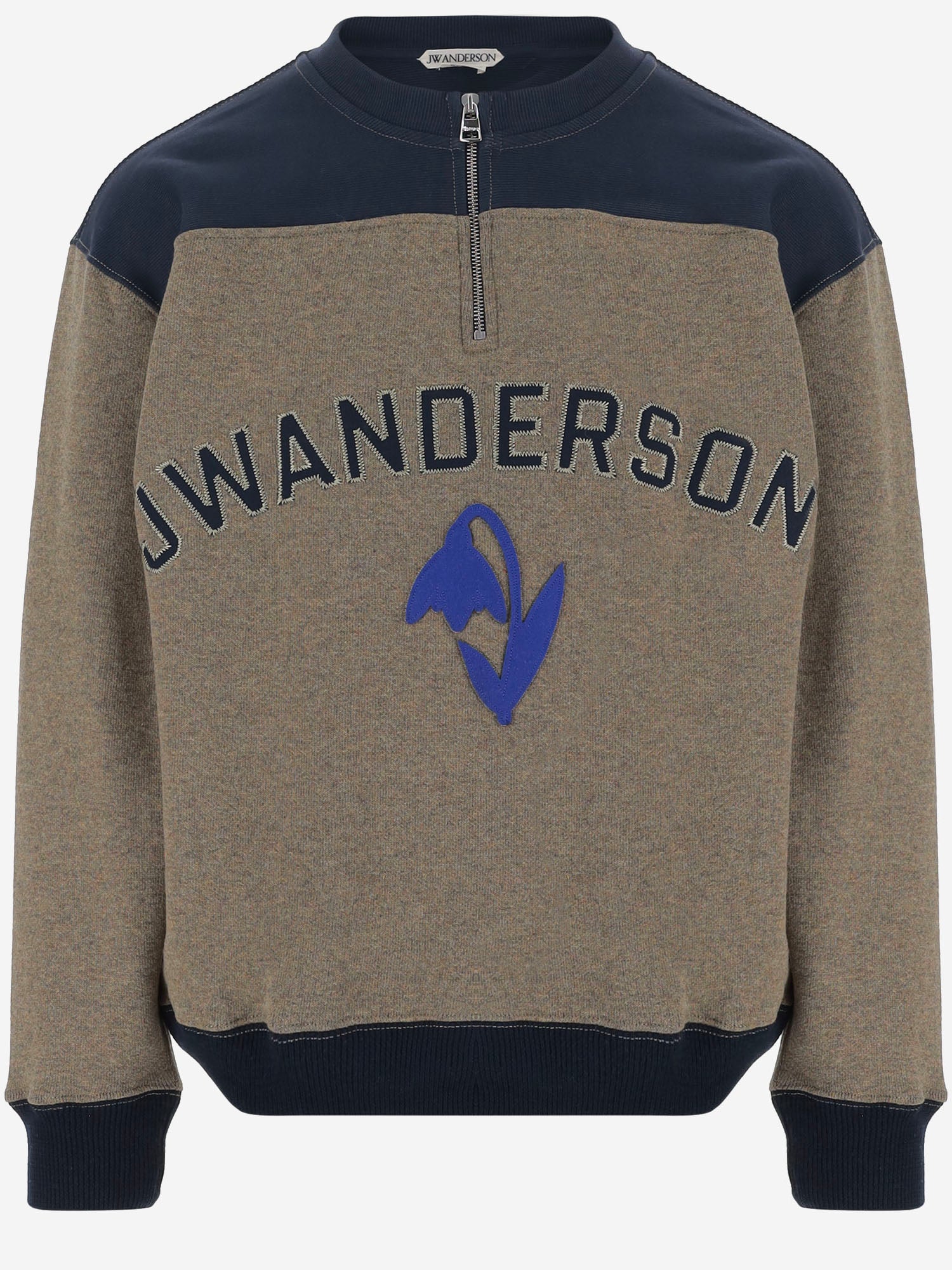 FELPA IN MISTO LANA CON LOGO JW0281 PG2033133 JW ANDERSON 