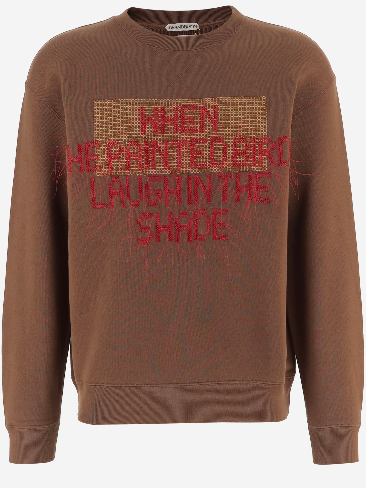 FELPA IN COTONE CON RICAMI JW0290 PG1901629 JW ANDERSON 