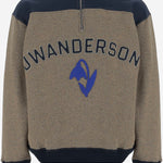 FELPA IN MISTO LANA CON LOGO JW0297 PG2033133 JW ANDERSON 