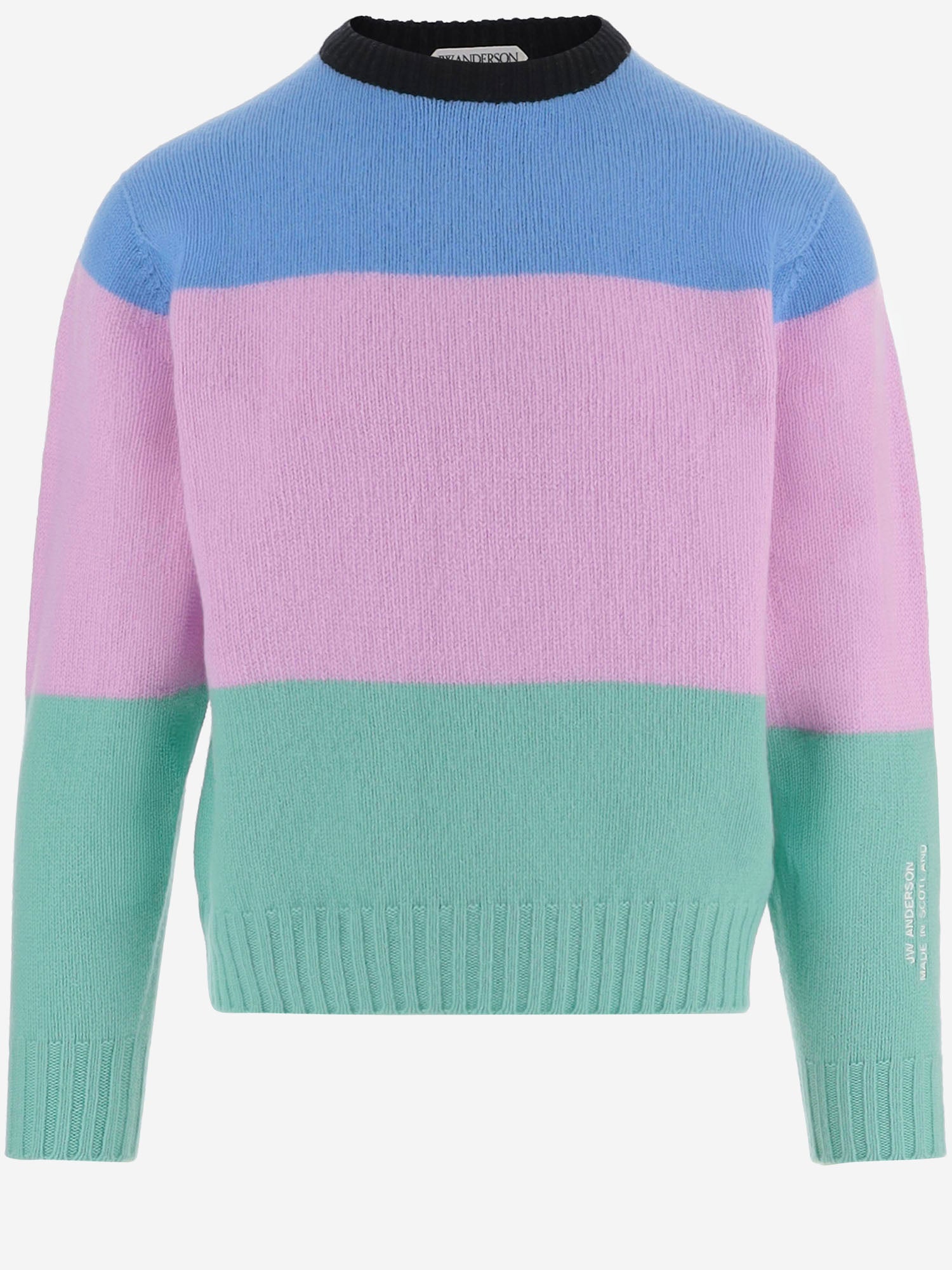 MAGLIONE IN LANA CON MOTIVO A RIGHE KW1586 YN0456835 JW ANDERSON 