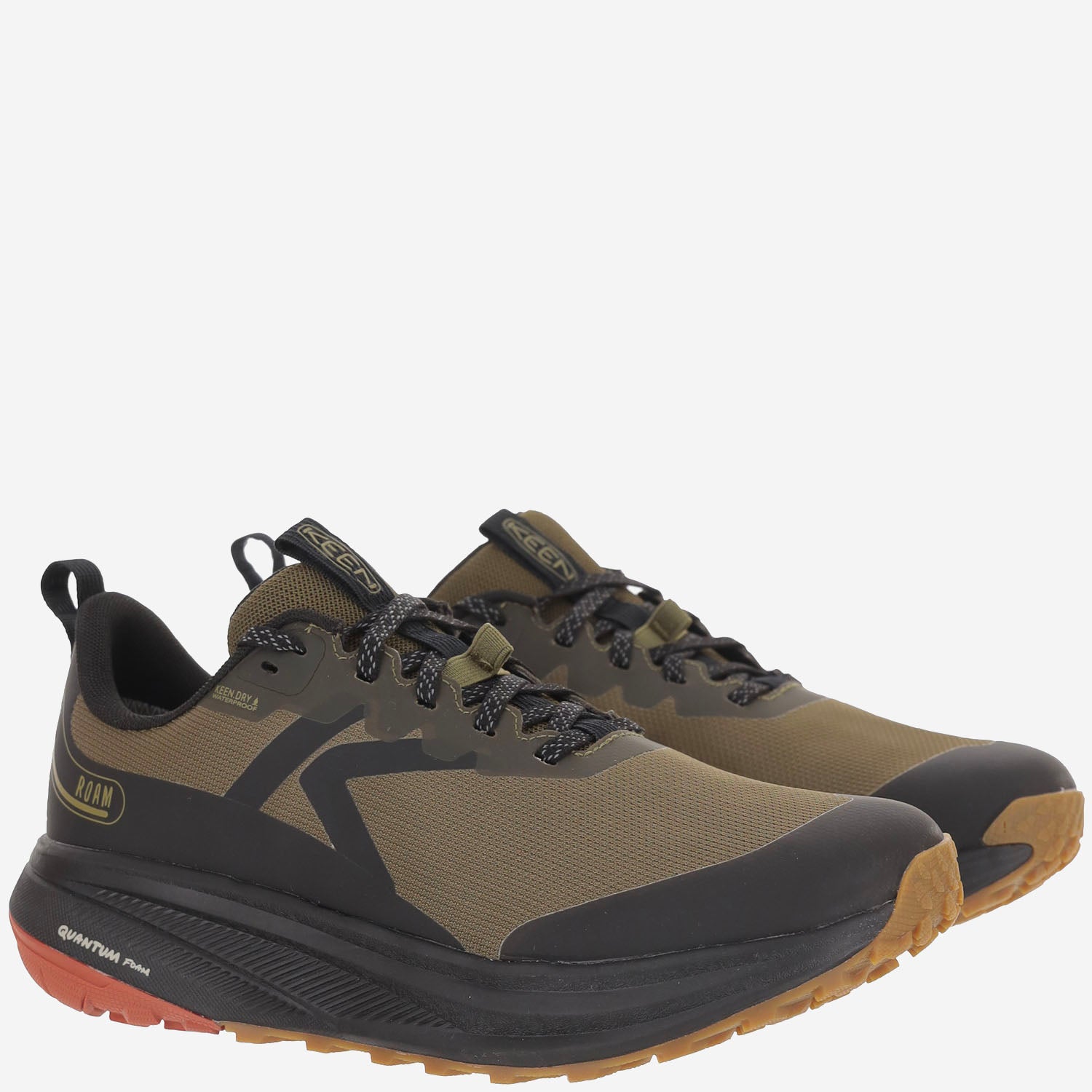 Sneakers in mesh 1032760 DARKOLIVEBURNTBRICK KEEN 