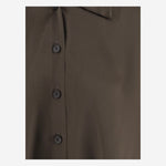 CAMICIA IN SETA CON ORLO CURVO 24803029 429 KHAITE 
