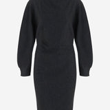 ABITO IN LANA E CASHMERE STRETCH CON MANICHE VOLUMINOSE 5666604 205 KHAITE 