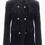 GIACCA DOPPIOPETTO IN VELLUTO STRETCH 62483031 200 KHAITE 