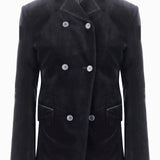 GIACCA DOPPIOPETTO IN VELLUTO STRETCH 62483031 200 KHAITE 