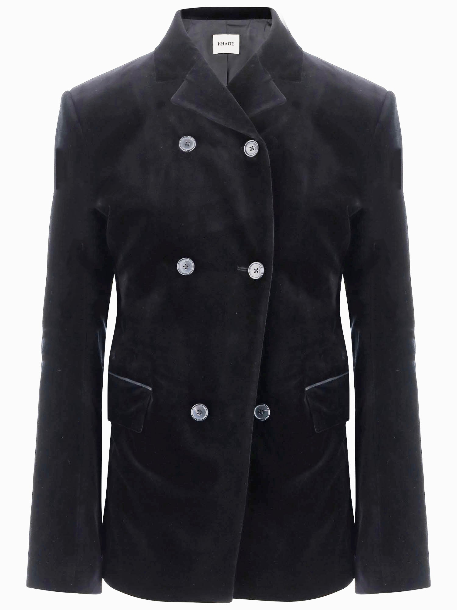 GIACCA DOPPIOPETTO IN VELLUTO STRETCH 62483031 200 KHAITE 