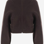 GIACCA IN LANA CON ZIP E SCOLLO A BARCA 6252547 950 KHAITE 