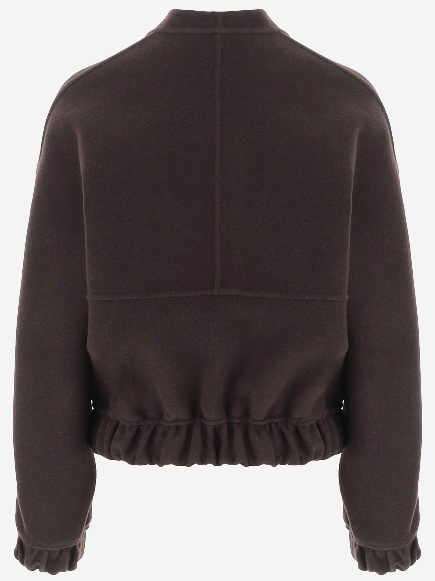 GIACCA IN LANA CON ZIP E SCOLLO A BARCA 6252547 950 KHAITE 