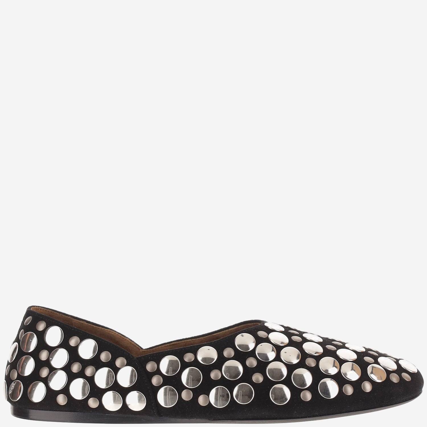 BALLERINE JANE IN SUEDE CON BORCHIE F4059 970200 KHAITE 