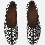 BALLERINE JANE IN SUEDE CON BORCHIE F4059 970200 KHAITE 