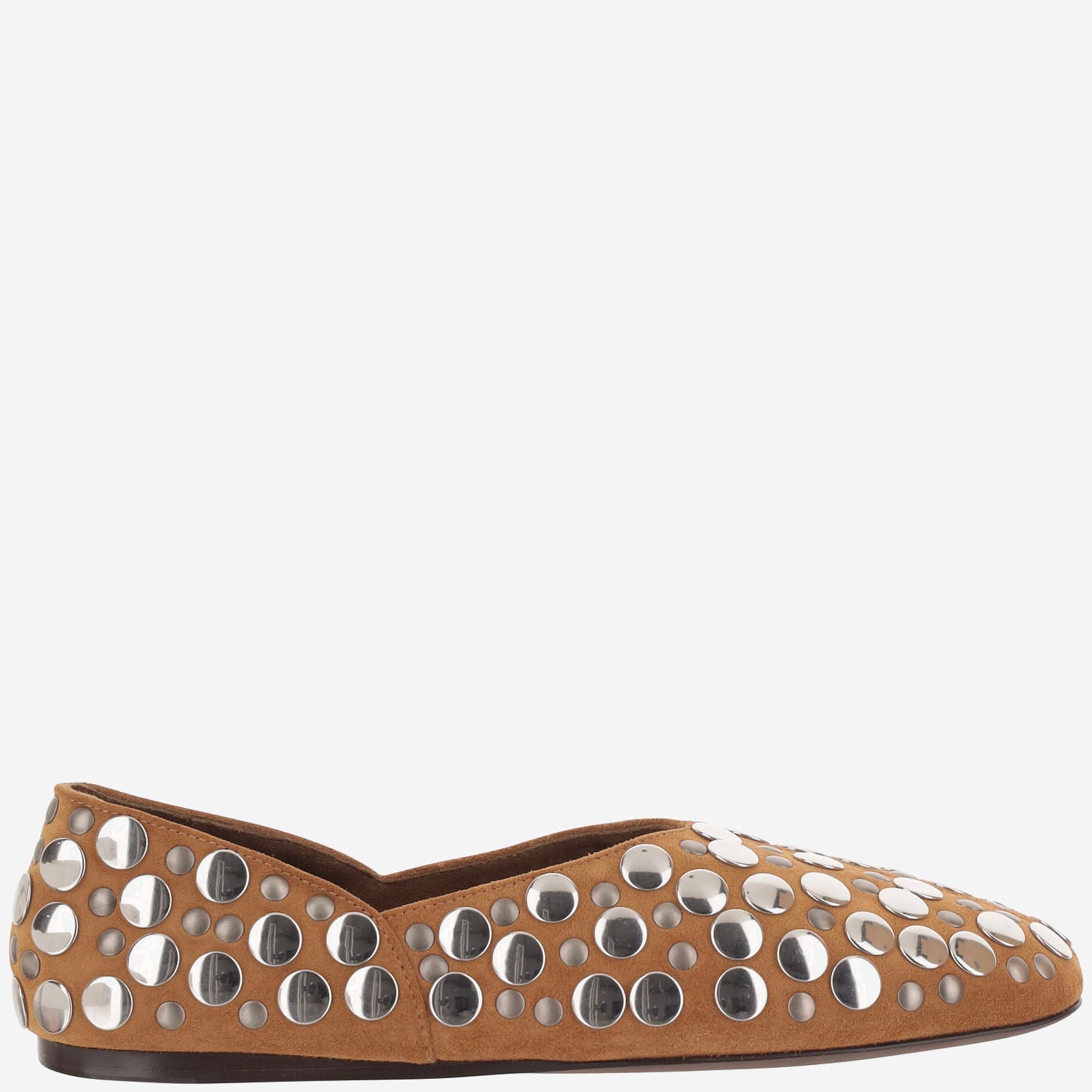 BALLERINE JANE IN SUEDE CON BORCHIE F4059 970902 KHAITE 