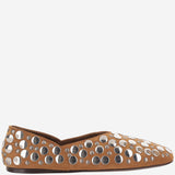 BALLERINE JANE IN SUEDE CON BORCHIE F4059 970902 KHAITE 
