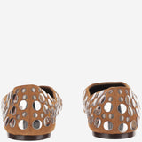 BALLERINE JANE IN SUEDE CON BORCHIE F4059 970902 KHAITE 