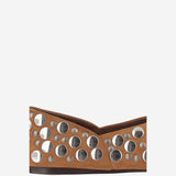 BALLERINE JANE IN SUEDE CON BORCHIE F4059 970902 KHAITE 
