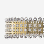 BRACCIALE CON PANNELLO A MICRO-BORCHIE BR01GLCRB L001 LEIGHT STUDIO 