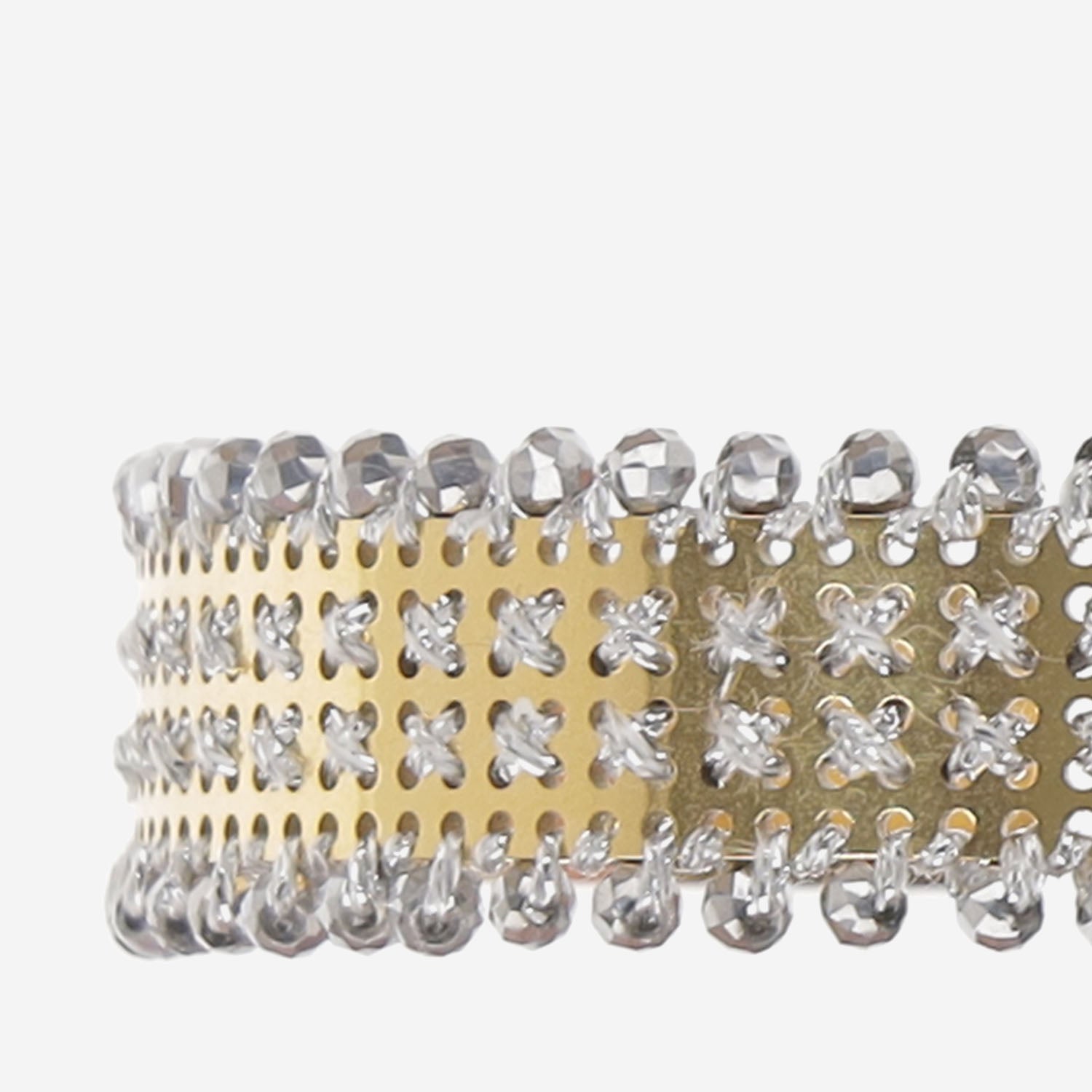 BRACCIALE CON PANNELLO A MICRO-BORCHIE BR01GLCRB L001 LEIGHT STUDIO 