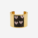 BRACCIALE ALTO CON MOTIVO A CUORI BR05GLHRTSB M023M659 LEIGHT STUDIO 