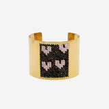 BRACCIALE ALTO CON MOTIVO A CUORI BR05GLHRTSB M023M659 LEIGHT STUDIO 