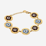 BRACCIALE CON RICAMO OCCHI BR06GLEYEB M6227M023 LEIGHT STUDIO 