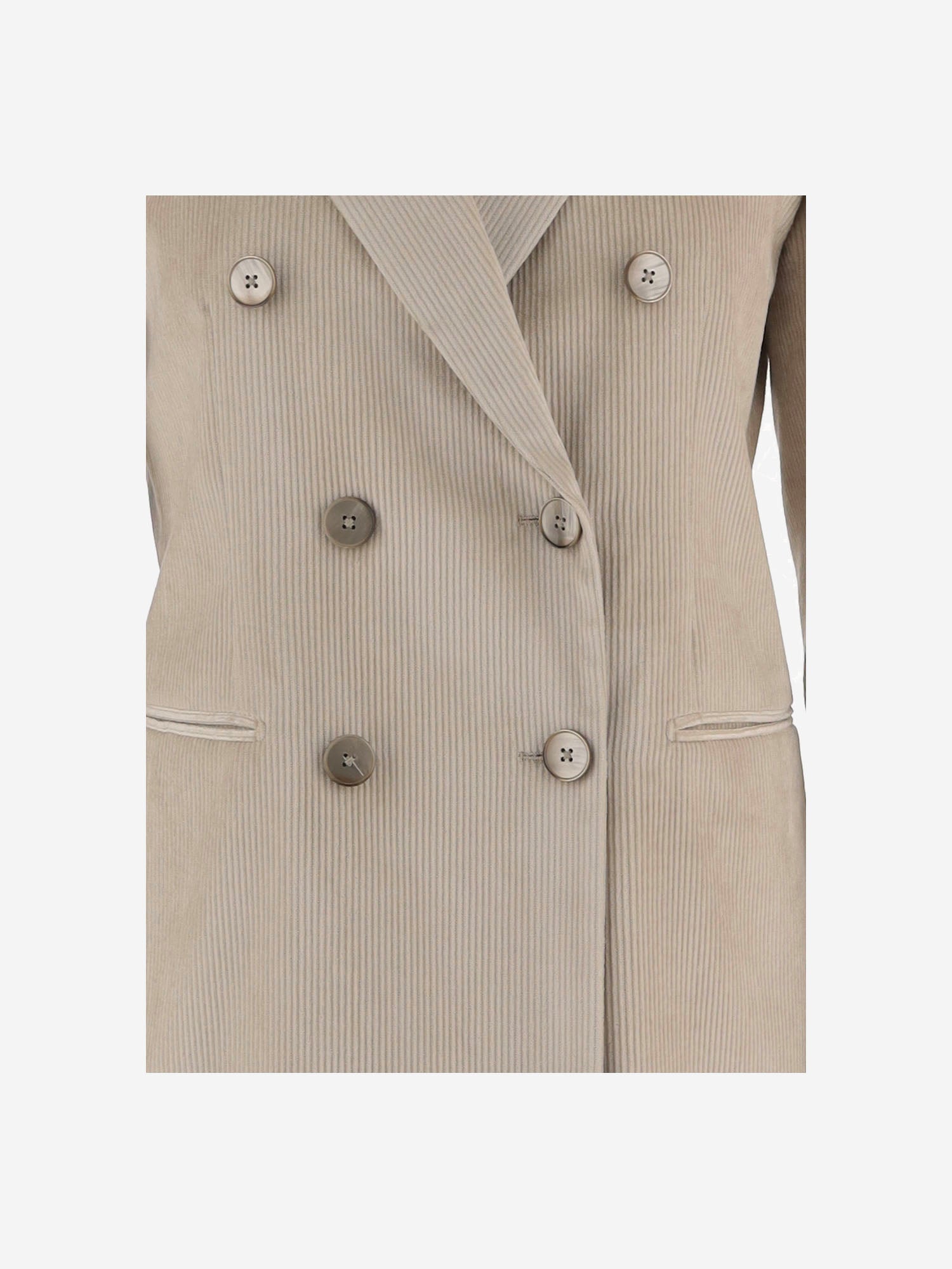 GIACCA DOPPIOPETTO IN COTONE E VISCOSA STRETCH ACD67805 210 LARDINI 