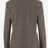 GIACCA IN CASHMERE CON MOTIVO PIED DE POULE FSP24101X 02AW LARDINI 