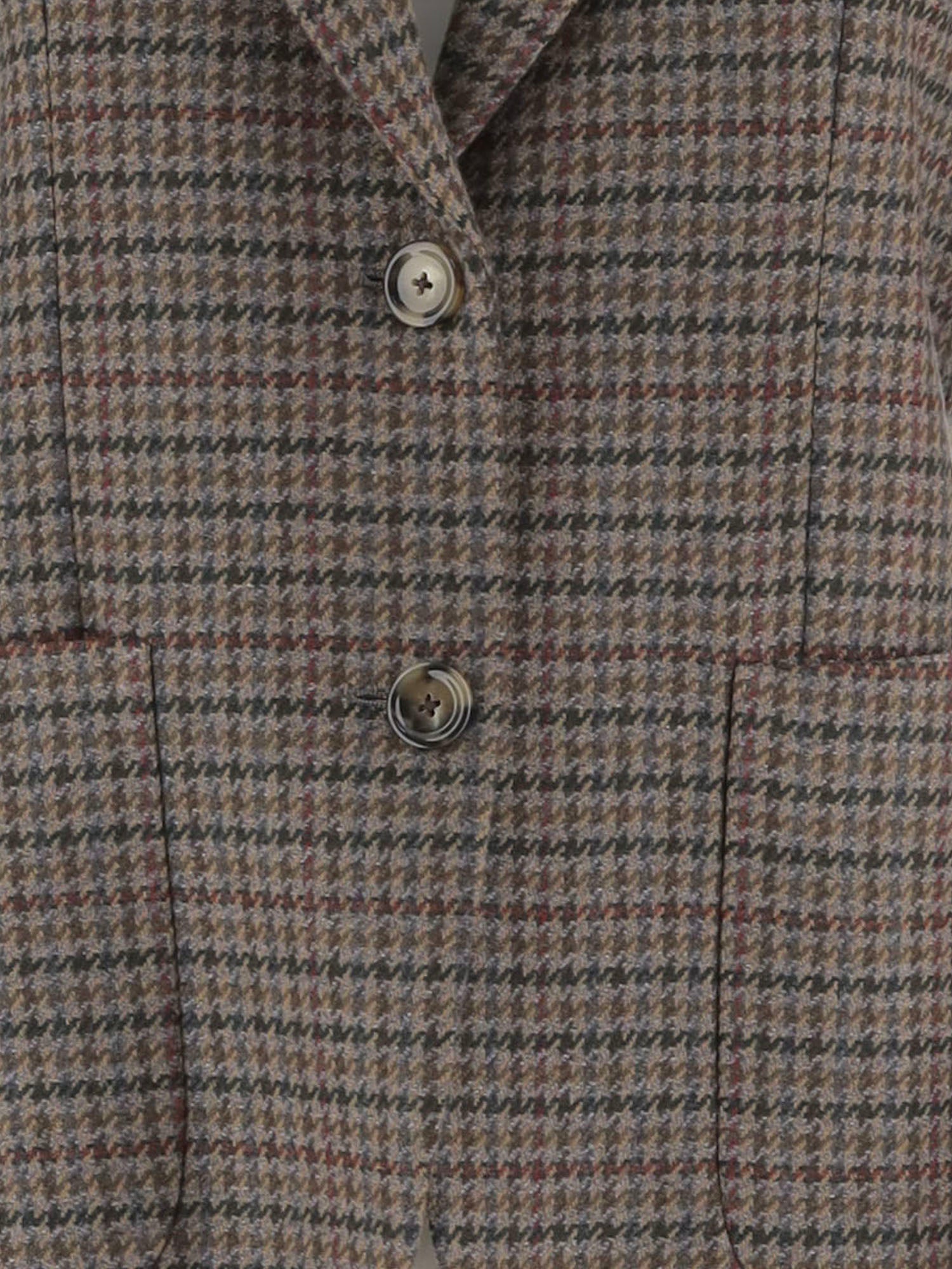 GIACCA IN CASHMERE CON MOTIVO PIED DE POULE FSP24101X 02AW LARDINI 