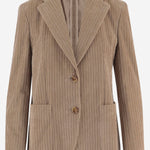 GIACCA IN VELLUTO DI COTONE A COSTE ILA53530 200 LARDINI 