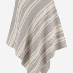 PONCHO A RIGHE IN MISTO LANA E ALPACA AW26A2993Y322 RG01 LAUREN MANOOGIAN 