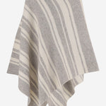 PONCHO A RIGHE IN MISTO LANA E ALPACA AW26A2993Y322 RG01 LAUREN MANOOGIAN 