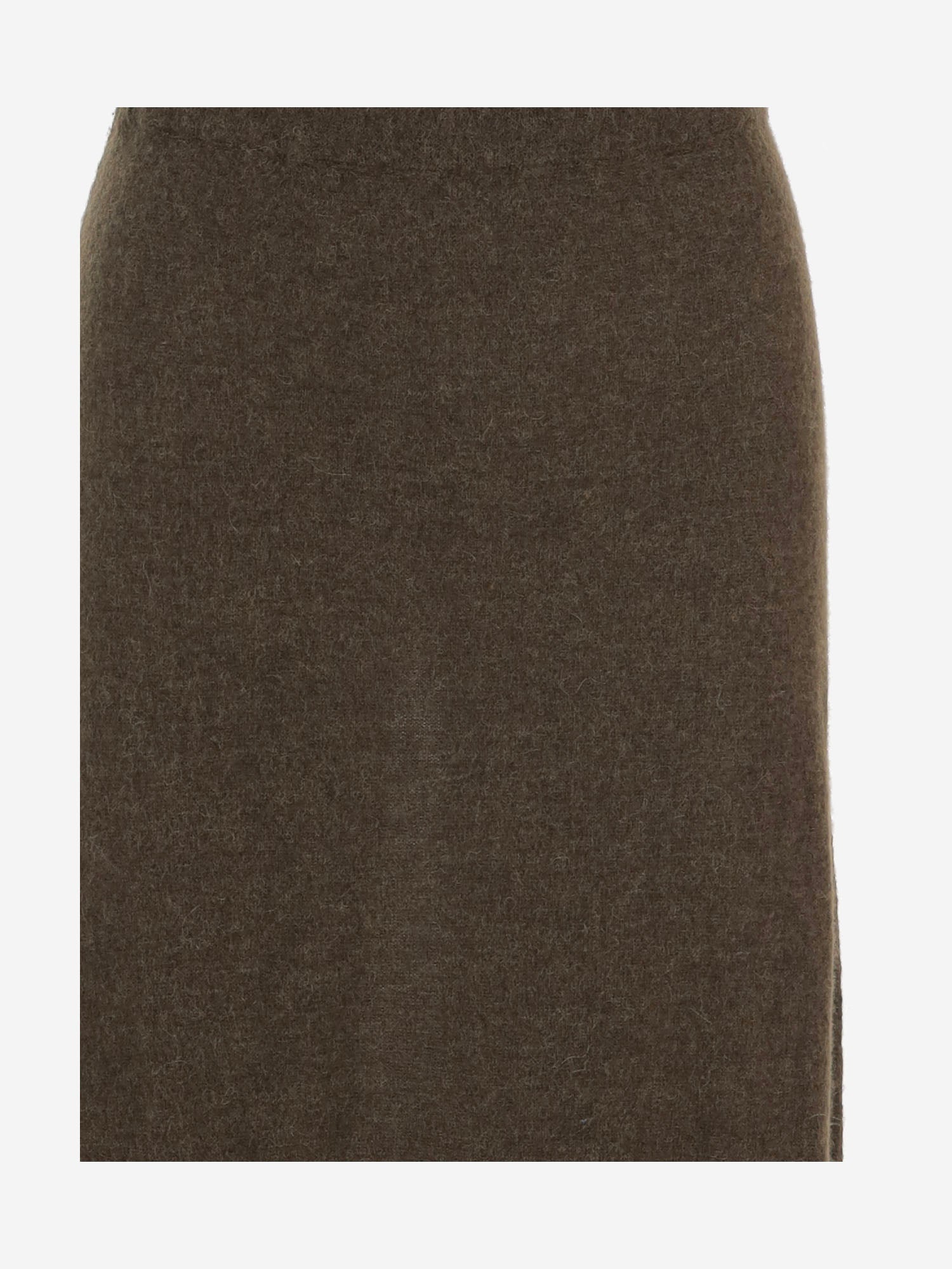 GONNA IN MAGLIA DI BABY ALPACA AW26B2967Y288 O01 LAUREN MANOOGIAN 
