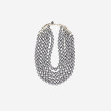COLLANA MULTIFILI CON PERLE NECVIVID5F PEARLGREY LISA C 