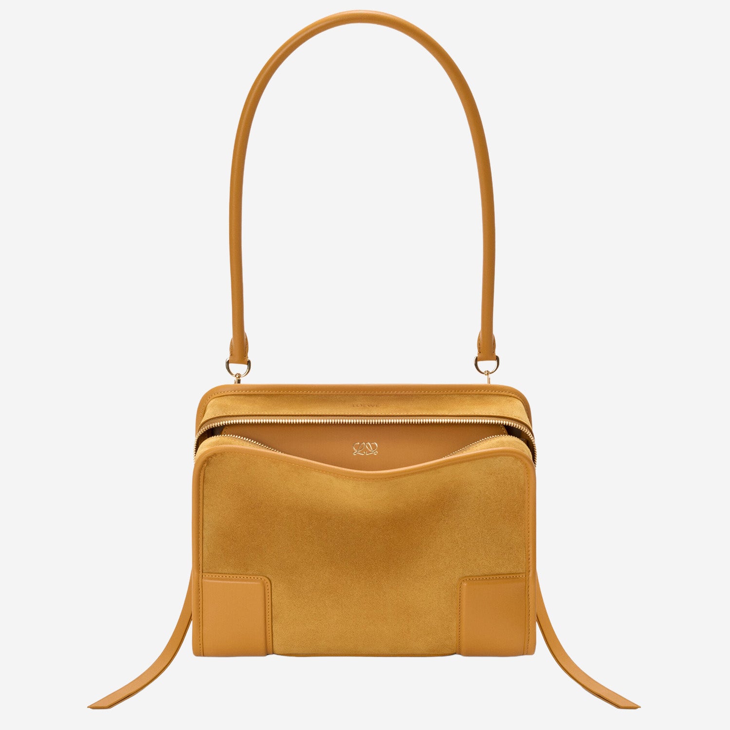 BORSA AMAZONA 180 MEDIA IN PELLE SCAMOSCIATA A03918MX29 3918 LOEWE 