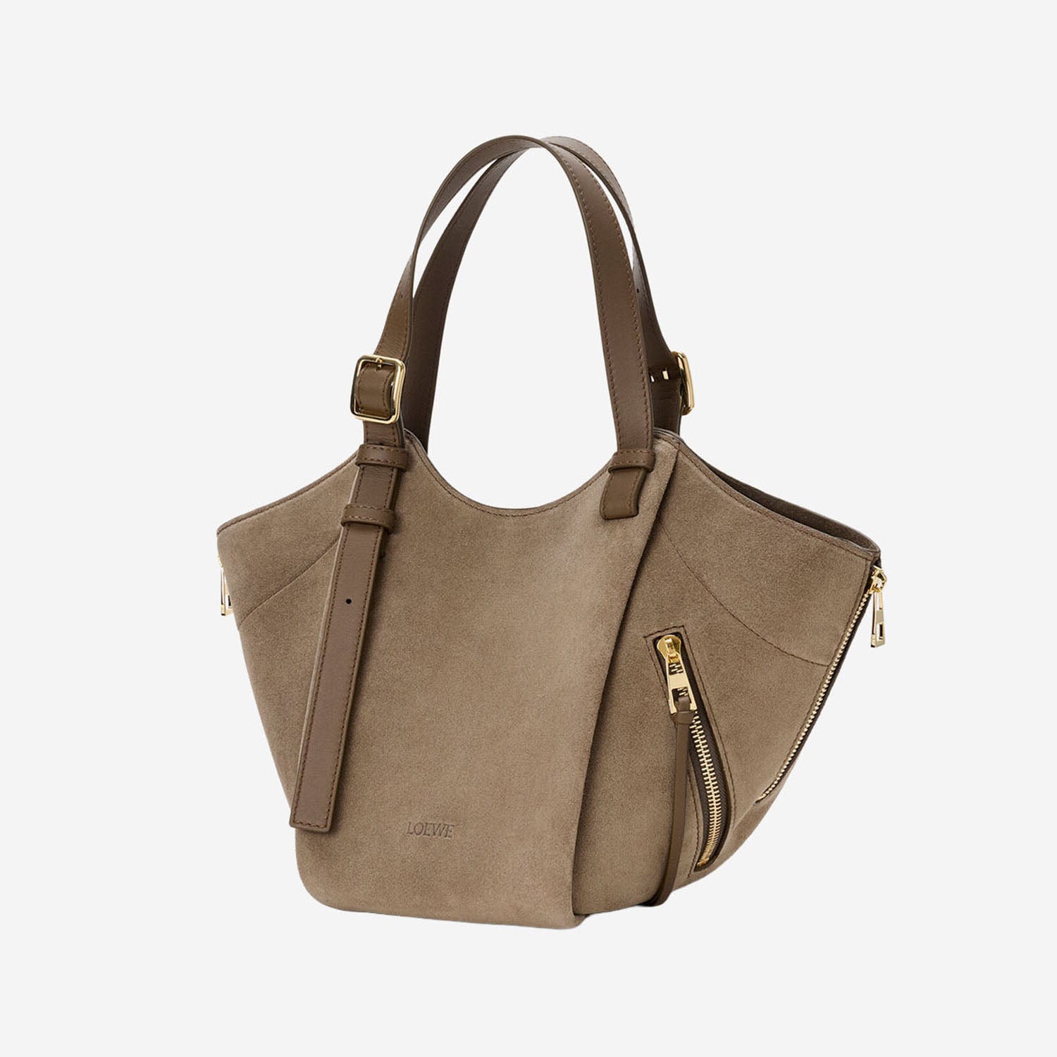 BORSA HAMMOCK FLIP IN PELLE SCAMOSCIATA A538HHBX250 0203 LOEWE 