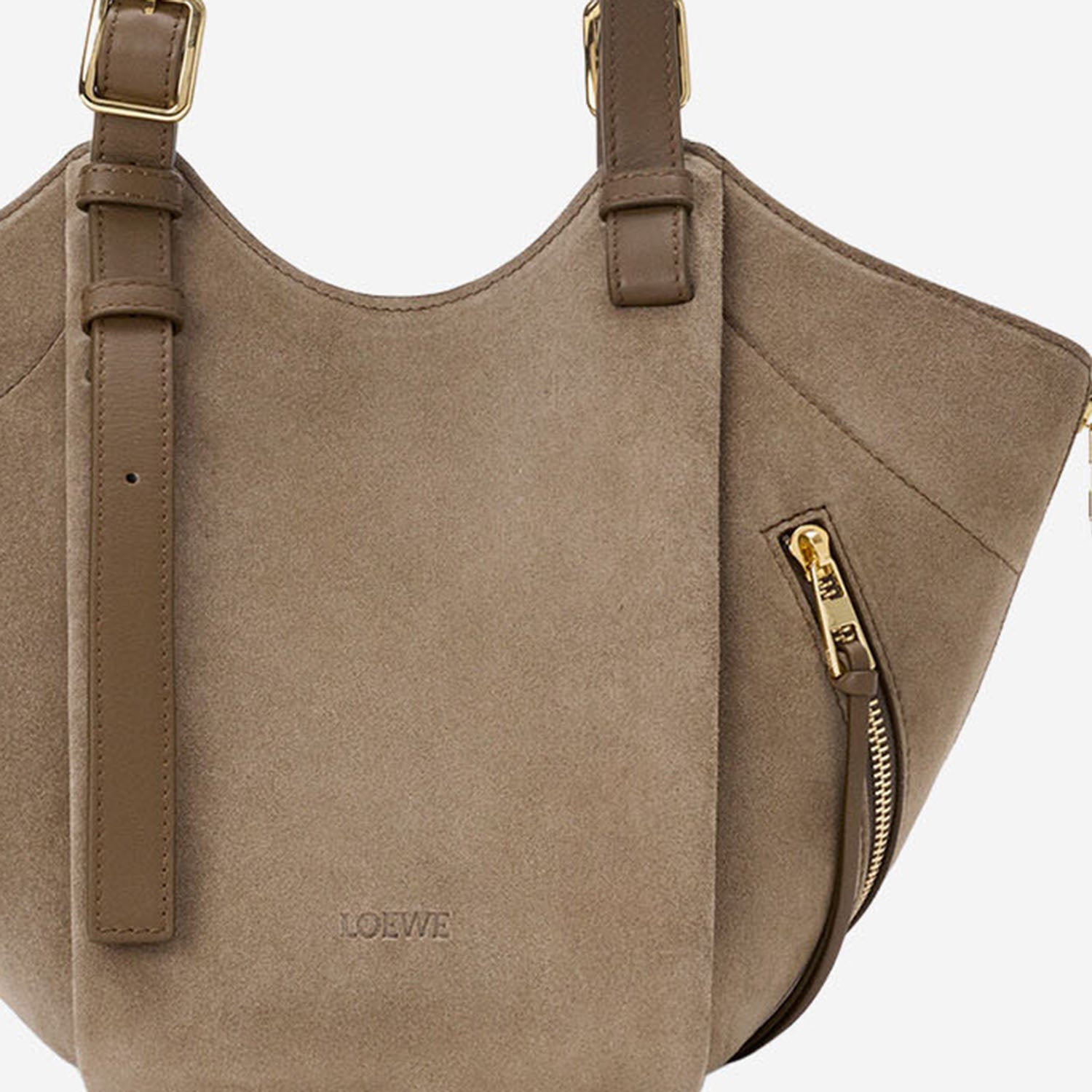 BORSA HAMMOCK FLIP IN PELLE SCAMOSCIATA A538HHBX250 0203 LOEWE 